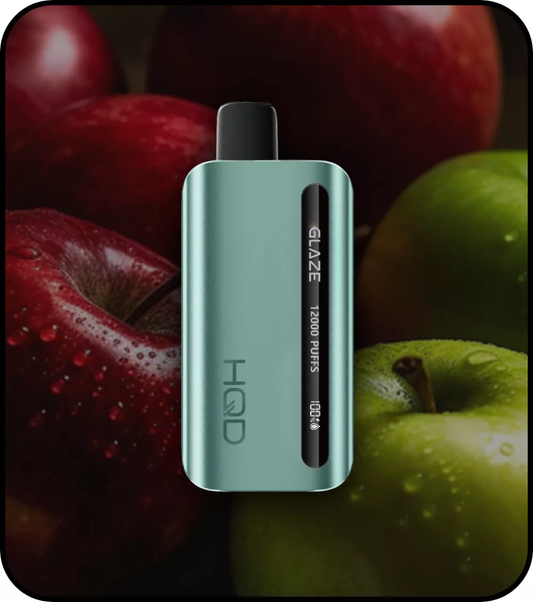HQD GLAZE 12000 - Double Apple 2% - RECHARGEABLE