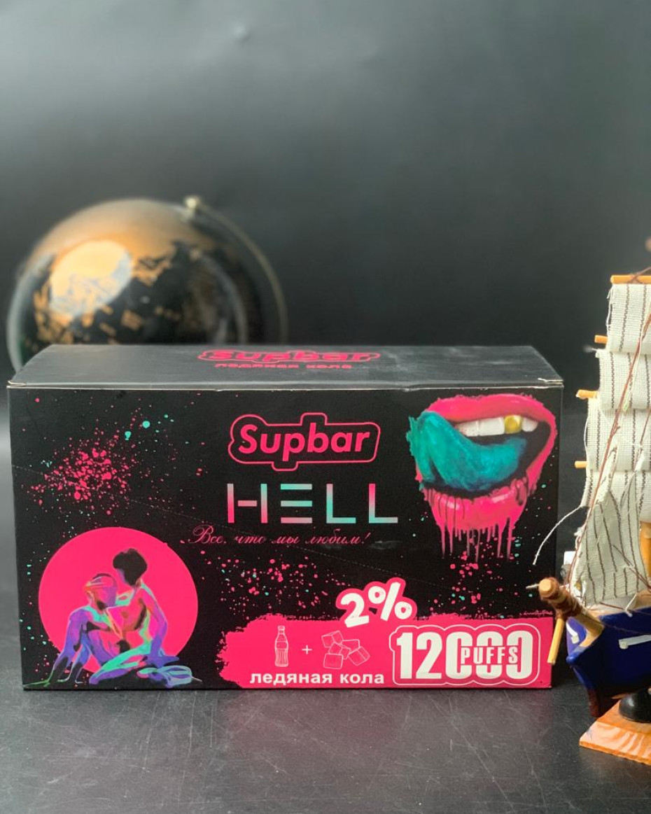 SUPBAR DISPOSABLE/RECHARGEABLE VAPE 12K PUFF