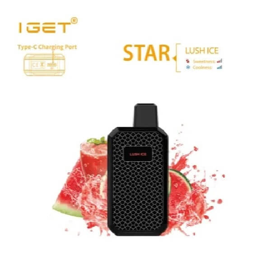 Lush Ice by IGET Star -(7000 Puffs)Type C rechargeable