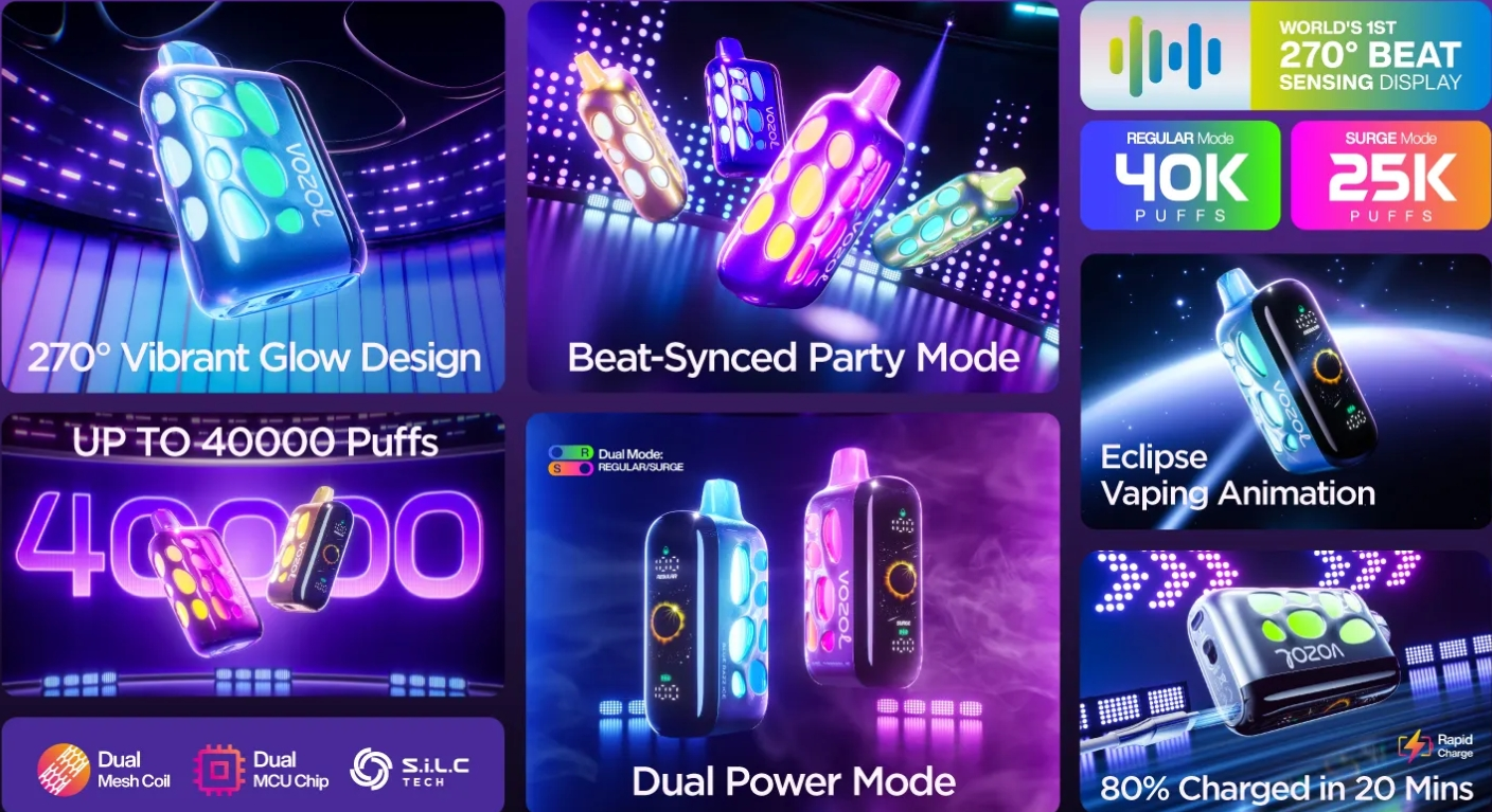 Vozol Rave 40K Puffs